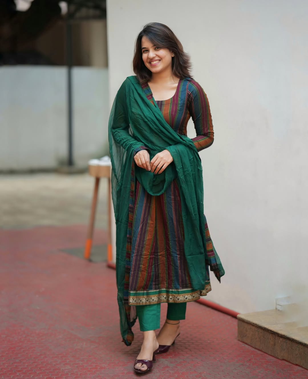 Beautiful Multicolor Anarkali Kurta Set