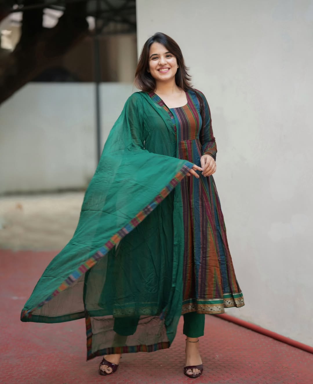 Beautiful Multicolor Anarkali Kurta Set