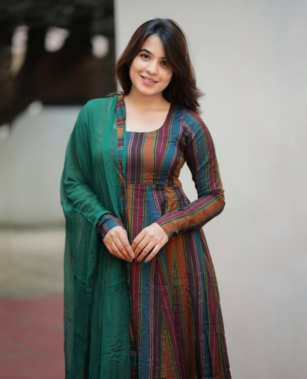 Beautiful Multicolor Anarkali Kurta Set