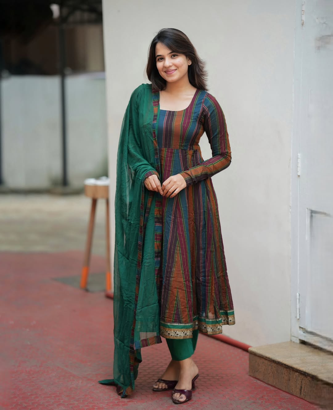 Beautiful Multicolor Anarkali Kurta Set