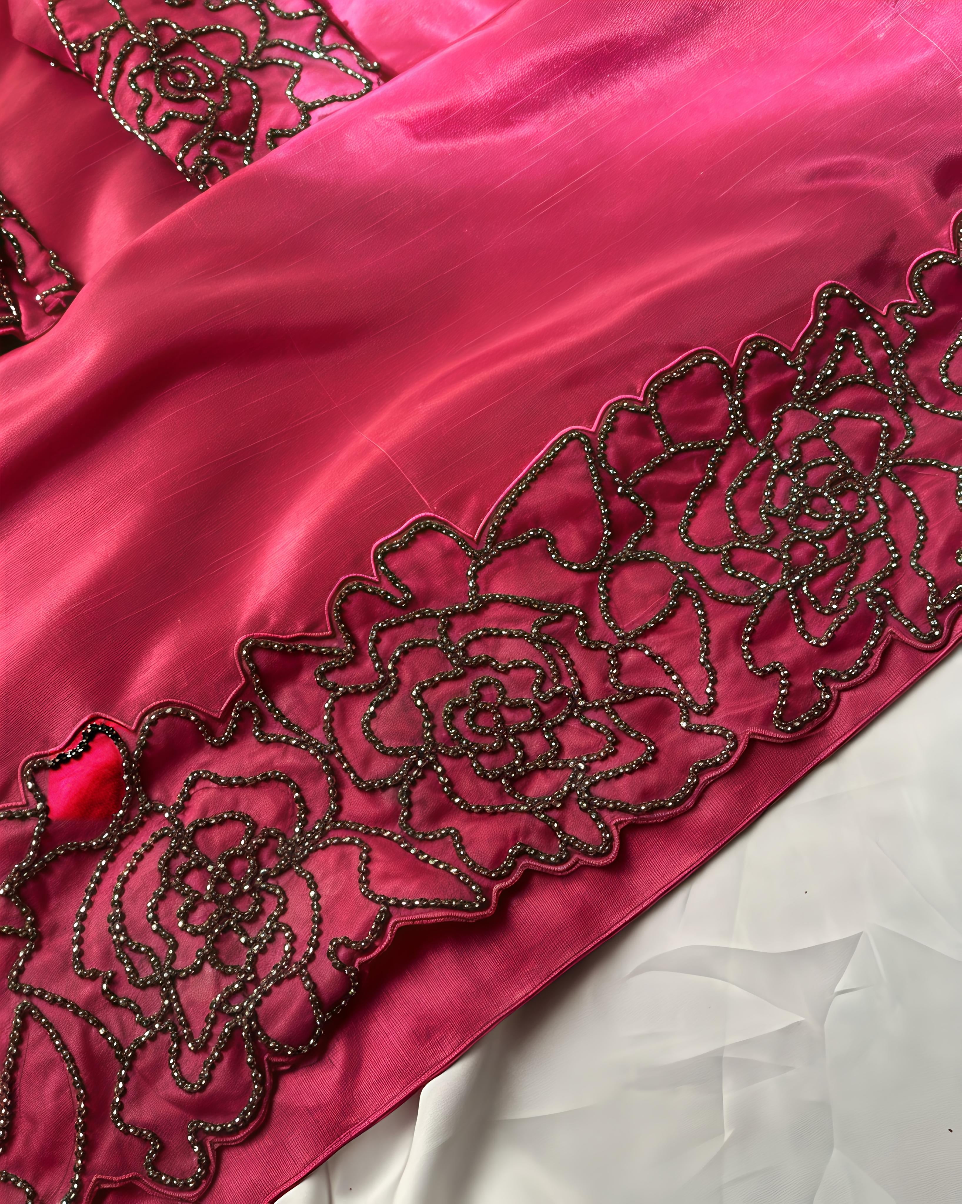 Fuchsia Pink Kurta Suit Set